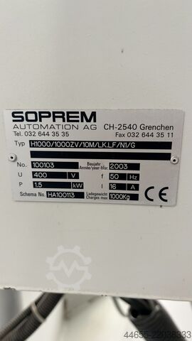 Precision Coil Feeding Line Soprem H1000 x BR19/160/12/U