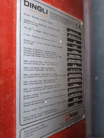 Scissor lift MAGNI ES 0607 DC | 2023