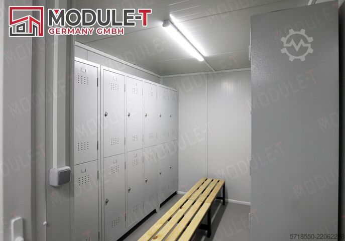 Bathroom container Umkleidecontainer / WC / Duschcontainer 3,00×2,40m