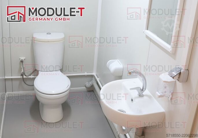 Bathroom container Umkleidecontainer / WC / Duschcontainer 3,00×2,40m