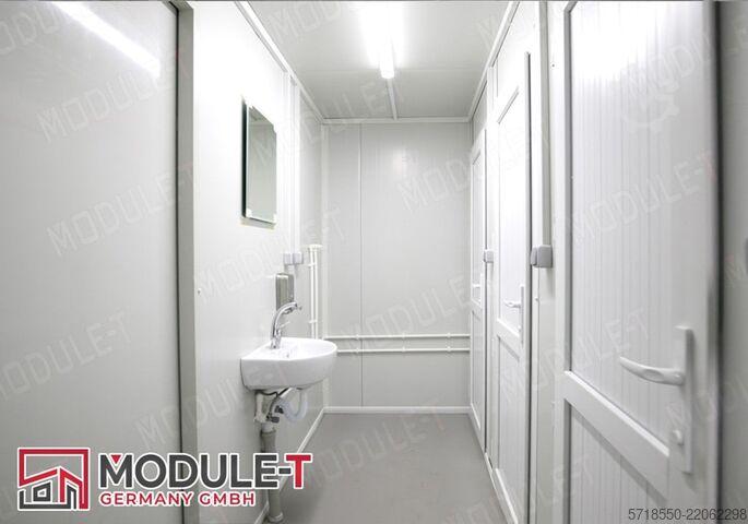Bathroom container Umkleidecontainer / WC / Duschcontainer 3,00×2,40m