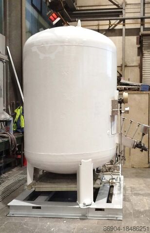 Tank Oxygen Argon Nitrogen CO2 LNG Gas tank on pallet for oxygen, argon nitrogen, carbon dioxide, CO2, LNG