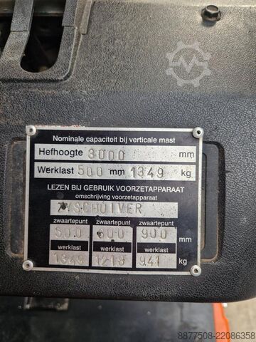 Forklift Toyota, 7FB15, Elektrische heftruck incl 7FB15