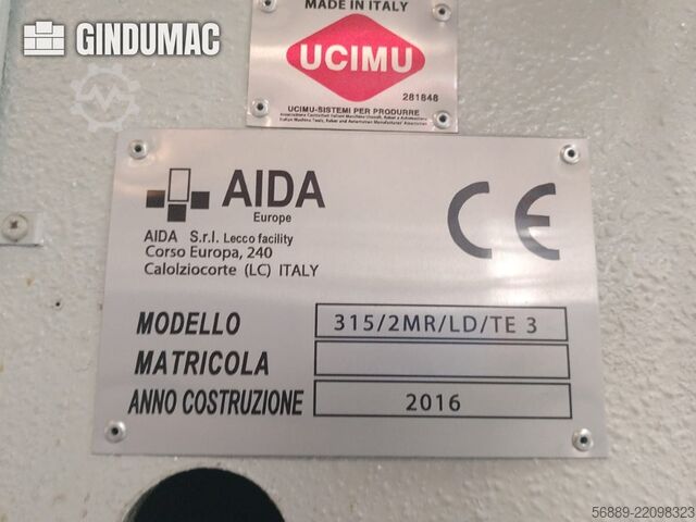 AIDA 315/2MR/LD/TE 3 AIDA 315/2MR/LD/TE 3