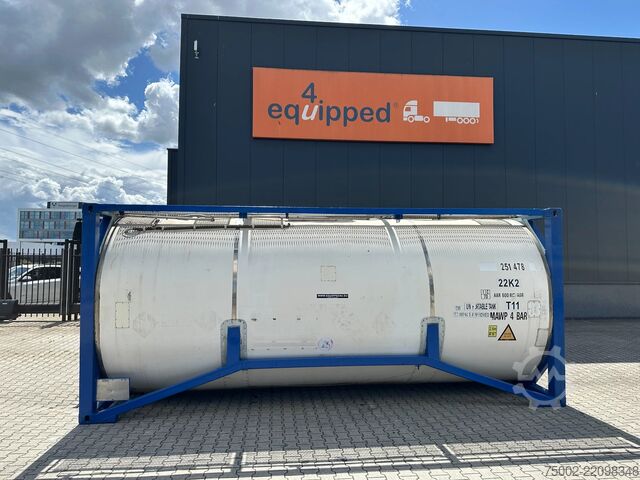 Tank container Welfit Oddy 20FT ISO / 24.900L / 1-COMP  / T11 / 22K2 /  AD...