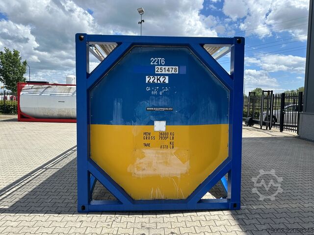 Tank container Welfit Oddy 20FT ISO / 24.900L / 1-COMP  / T11 / 22K2 /  AD...