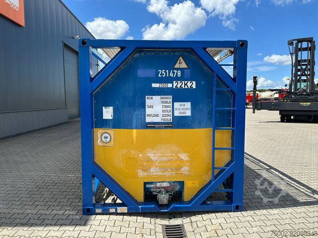 Tank container Welfit Oddy 20FT ISO / 24.900L / 1-COMP  / T11 / 22K2 /  AD...