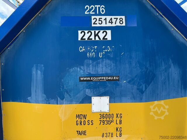 Tank container Welfit Oddy 20FT ISO / 24.900L / 1-COMP  / T11 / 22K2 /  AD...