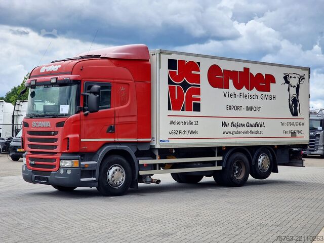 Refrigerated/frozen transport Scania G440 6x2 - Carrier Frigo Vector 1550 - Hooks/Ro...