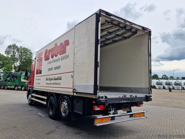 Refrigerated/frozen transport Scania G440 6x2 - Carrier Frigo Vector 1550 - Hooks/Ro...