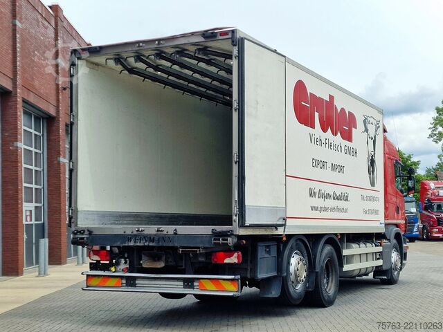 Refrigerated/frozen transport Scania G440 6x2 - Carrier Frigo Vector 1550 - Hooks/Ro...
