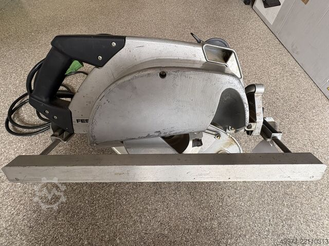 Carpentry circular hand saw with notching milling head FESTO AXP 132 E