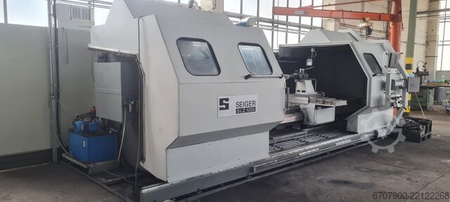 Heavy-duty lathe Seiger SLZ 1200 x 3000 with Siemens cycle control Seiger SLZ 1200 x 3000