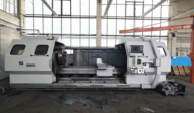 Heavy-duty lathe Seiger SLZ 1200 x 3000 with Siemens cycle control Seiger SLZ 1200 x 3000