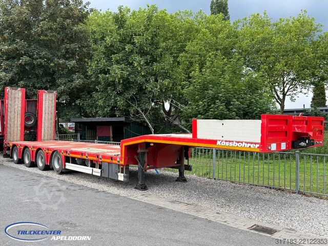 Semi low loader Kassbohrer LB4E Uitschuifbaar, Laadrampen, Verbreders, BPW