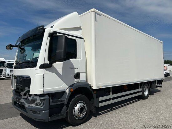LKW mit Kofferaufbau MAN TGM 15.250 4X2, KOFFER MIT LBW
