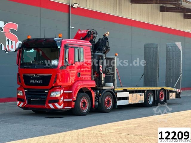 Autotransporter LKW MAN TGS 35.420 8x2-6 BL BEKO/ FASSI/Funk/Klima/Rampe