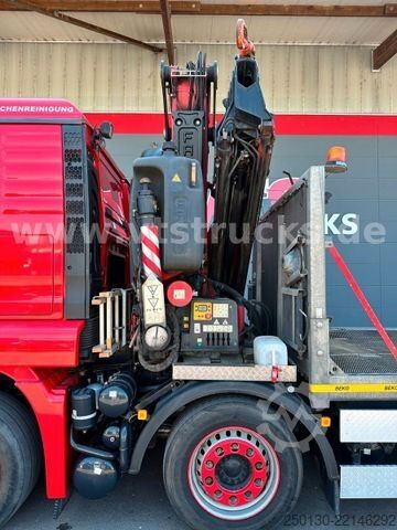 Autotransporter LKW MAN TGS 35.420 8x2-6 BL BEKO/ FASSI/Funk/Klima/Rampe