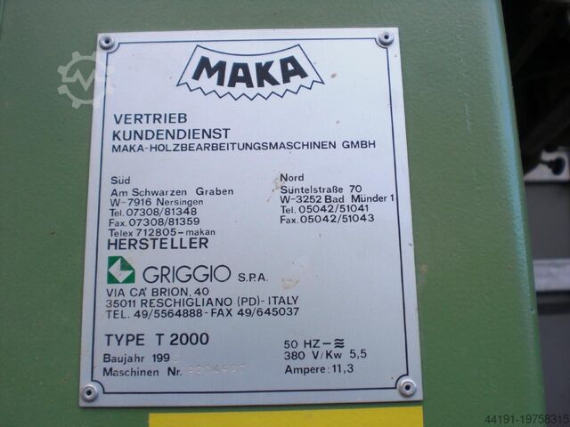 Milling machine Maka T 2000