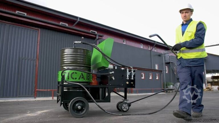 Mastic asphalt mixer TICAB Bitumen Emulsion Sprayer 200 L,500L