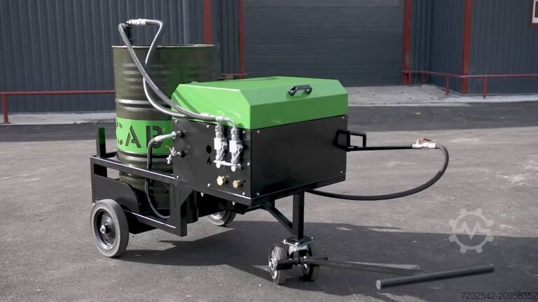 Mastic asphalt mixer TICAB Bitumen Emulsion Sprayer 200 L,500L