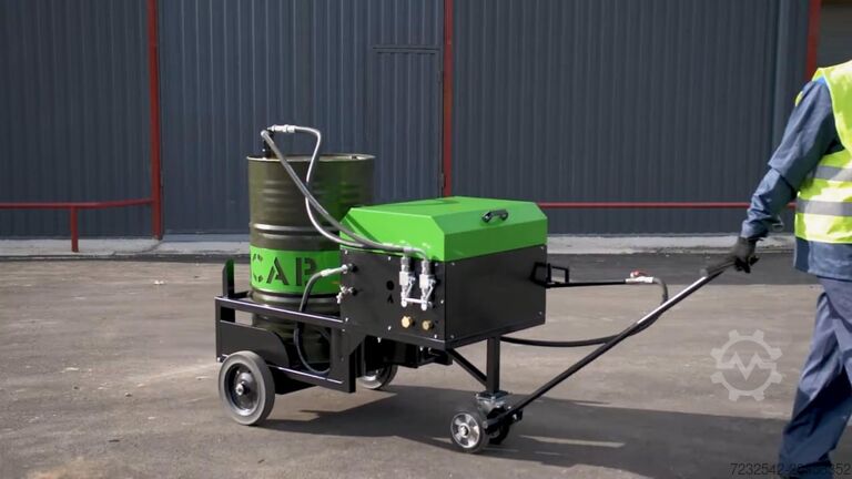 Mastic asphalt mixer TICAB Bitumen Emulsion Sprayer 200 L,500L