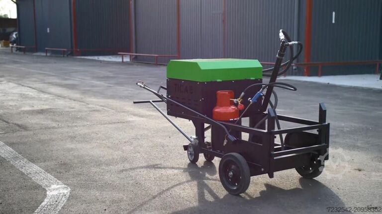 Mastic asphalt mixer TICAB Bitumen Emulsion Sprayer 200 L,500L