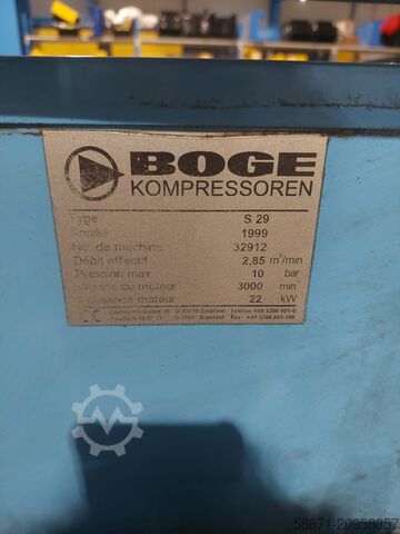 Screw compressor BOGE S29