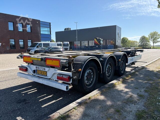 Container transport Wielton NS3P  Multi / Liftaxle / SAF Disc / APK-TÜV 10-26