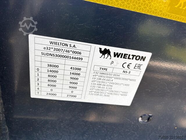Container transport Wielton NS3P  Multi / Liftaxle / SAF Disc / APK-TÜV 10-26