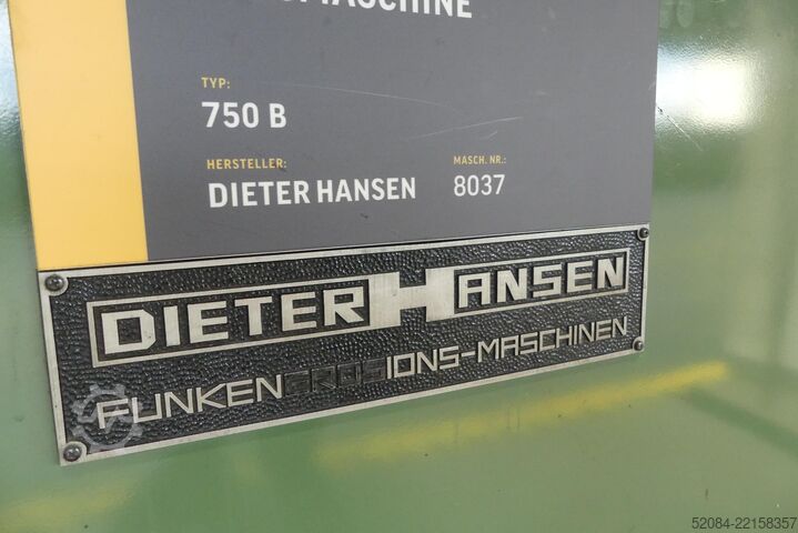 Dieter Hansen EDM machine Dieter Hansen 750 B