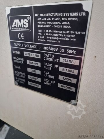 Vertikales Fräszentrum AMS ACE Mikromatic Super Dart