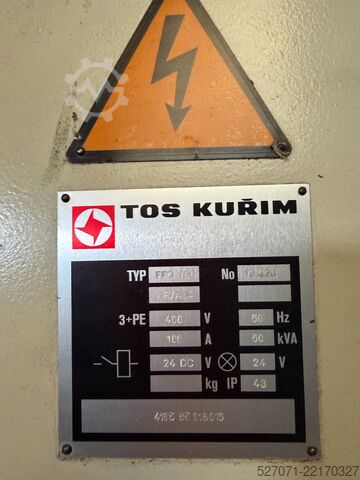 Milling machine with rotary Table TOS FQQ-100/14