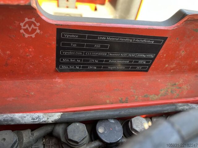 Schlepper Linde P20