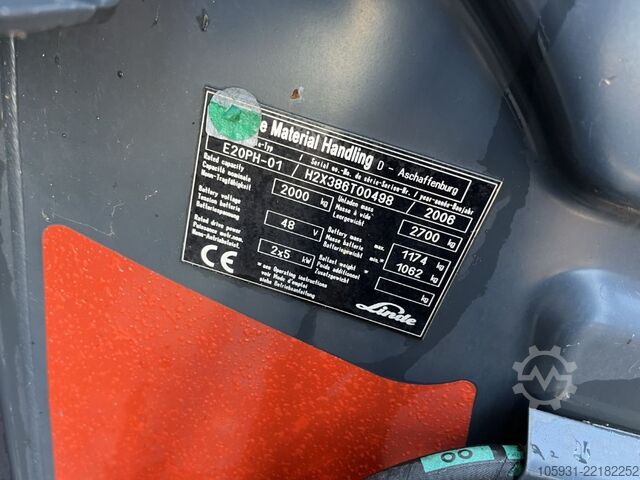 Elektro 4 Rad-Stapler Linde E20PH-01