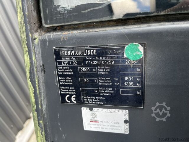 Elektro 4 Rad-Stapler Linde E25-02
