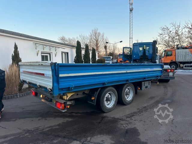 Dreiseitenkipper Anhänger HUMBAUR HTK 115024 Tandem Dreiseitenkipper Rampen