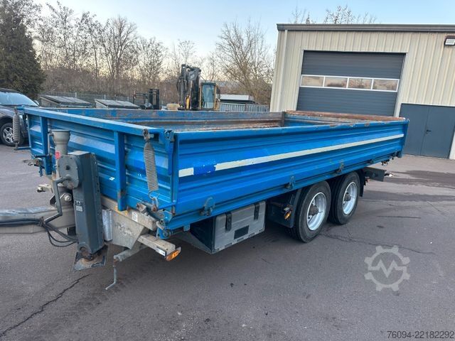 Dreiseitenkipper Anhänger HUMBAUR HTK 115024 Tandem Dreiseitenkipper Rampen