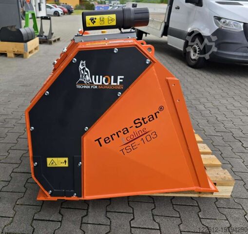 Schaufelseparatoren Wolf Technik für Baumaschinen Terra-Star TSE.103.S104