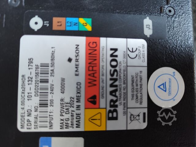 Ultrasonic Generator Emerson Branson DCX 4000 H01