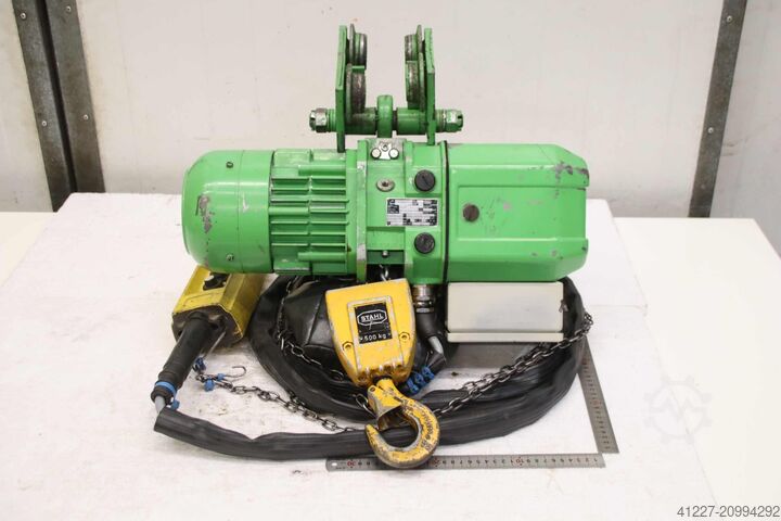 Chain hoist with chassis 500 kg Stahl T 302 L
