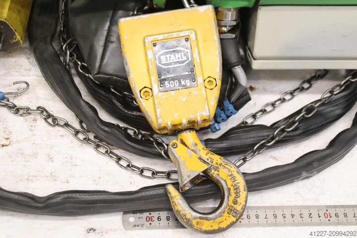 Chain hoist with chassis 500 kg Stahl T 302 L