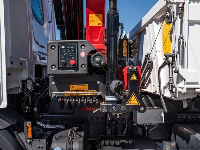 Autokran DAF XDC 370 FA Meiller Krankipper HMF