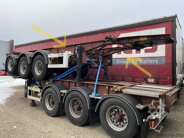 Container transport Van Hool 3B0049 20FT Chassis / BPW Axles  / Discbrakes