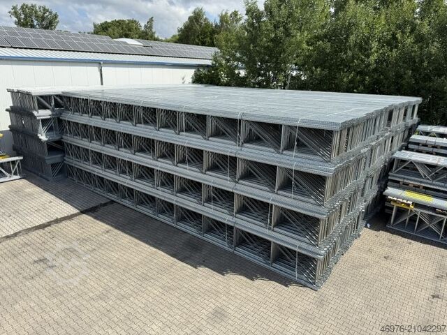 Hochregallager Palettenregalständer SSI Schäfer PR600 P215 14.100 x1.050 mm