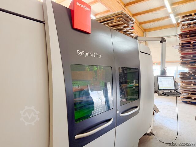 < 600 h 6kW fiber laser, new resonator BYSTRONIC BySprint Fiber 4020 6kW