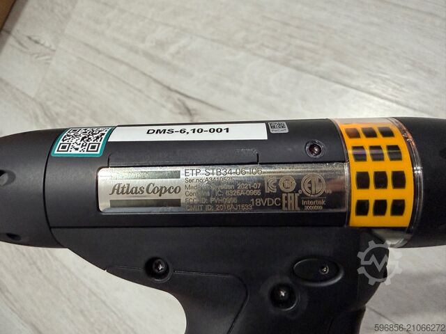 Akku-Schrauber Atlas Copco ETP STB34 18V, Komplettset Wkrętarka akumulatorowa Atlas Copco ETP STB34  18V komplet Wkrętarka akumulatorowa Atlas Copco ETP STB34  18V komplet