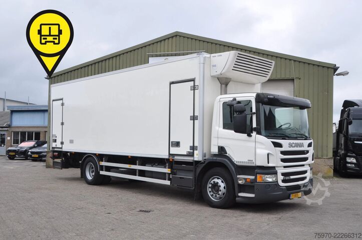 Refrigerated/frozen transport Scania P250 ECF BOX + TRS TWIN-COOL + DHOLLANDIA