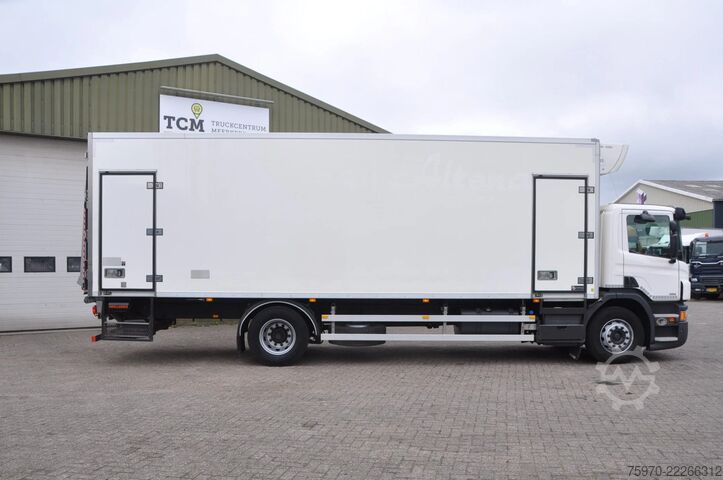 Refrigerated/frozen transport Scania P250 ECF BOX + TRS TWIN-COOL + DHOLLANDIA
