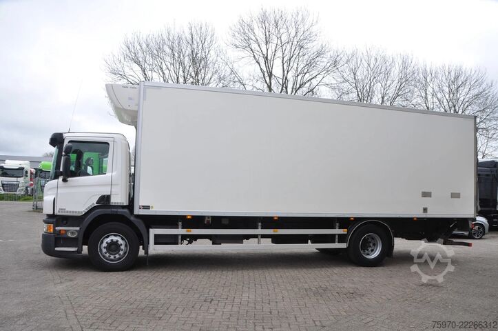 Refrigerated/frozen transport Scania P250 ECF BOX + TRS TWIN-COOL + DHOLLANDIA